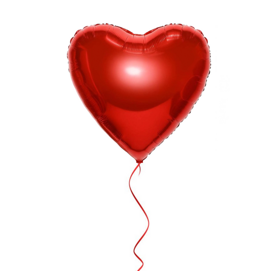 BIG RED HEART FOIL BALLOON