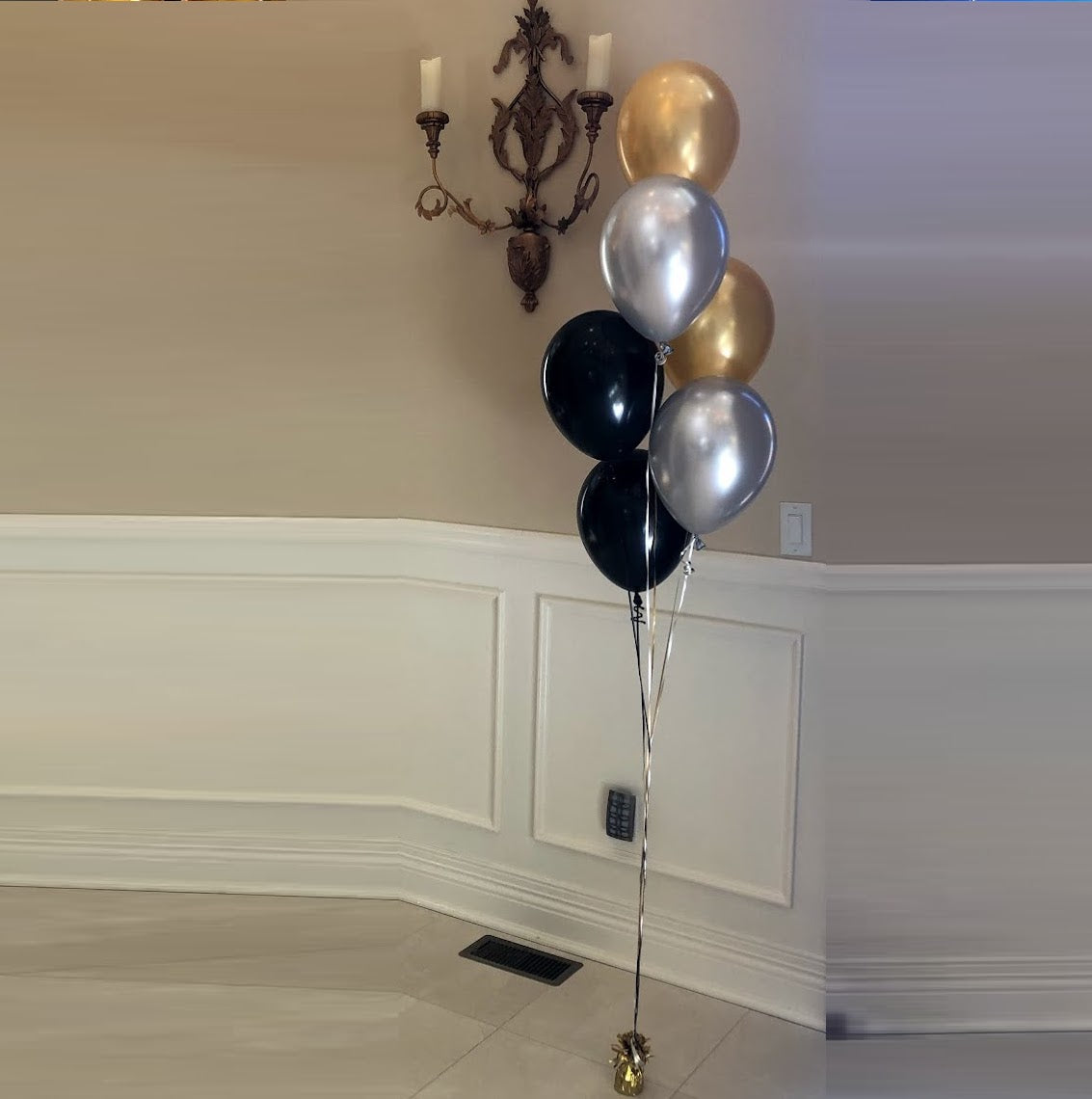 Custom Latex Balloons Floor Bouquet