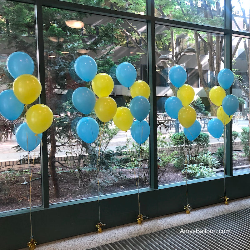 Custom Latex Balloons Floor Bouquet