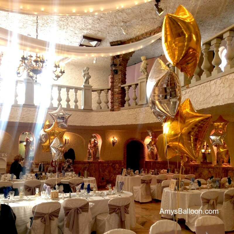 Custom Foil Balloons Centerpiece